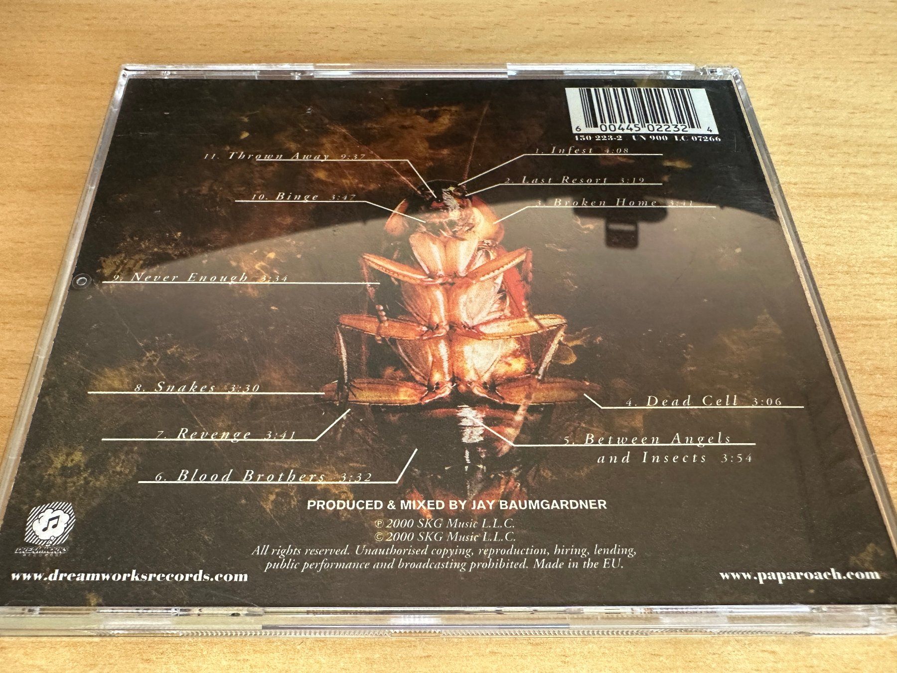 CDs: Papa Roach – Infest – Gebraucht aus Rikon im Tösstal von Alpenmutz 1
