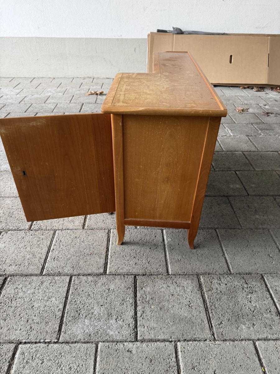 Vintage-Kommode aus den 1950er Jahren – Massive Schreinerarb (Gebraucht ...