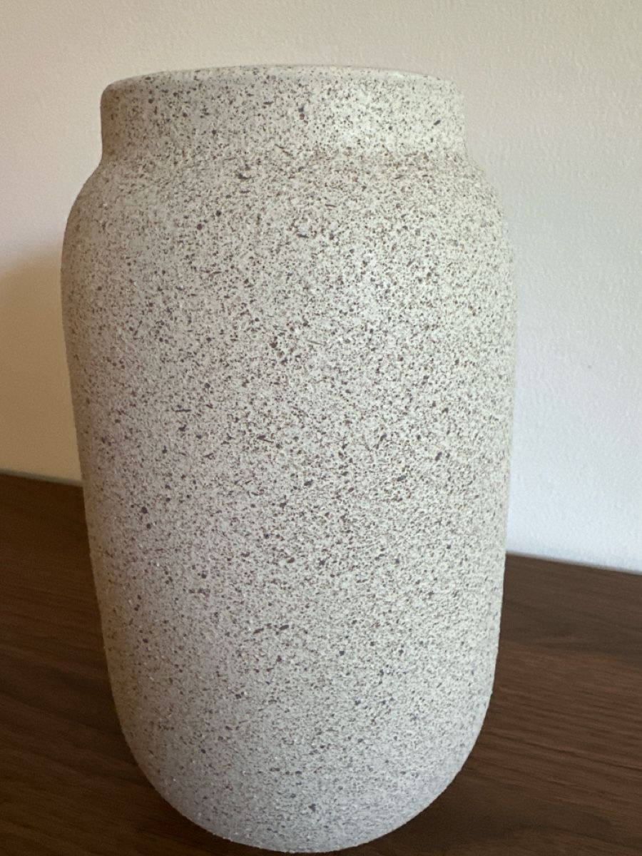 Vase & Récipients: Vase in grau Sandoptik – D'occasion à Basel par yac_h5js 1