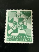 Soldatenmarke Geb Füs Kp I / 44 2.WK ungestempelt