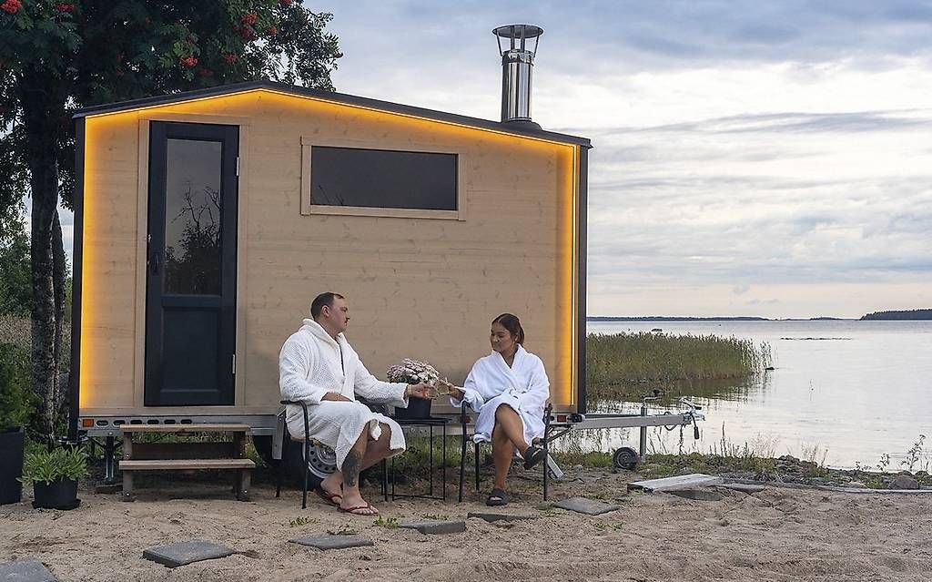 Sauna & Accessori: Mobile Sauna Lappland "S" / L037 – Usato da St. Gallen venduto da Spa_at_Home911 2