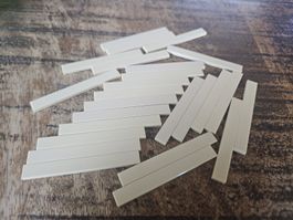 lego 4162 lot de 25 pièces Tan Tile 1 x 8