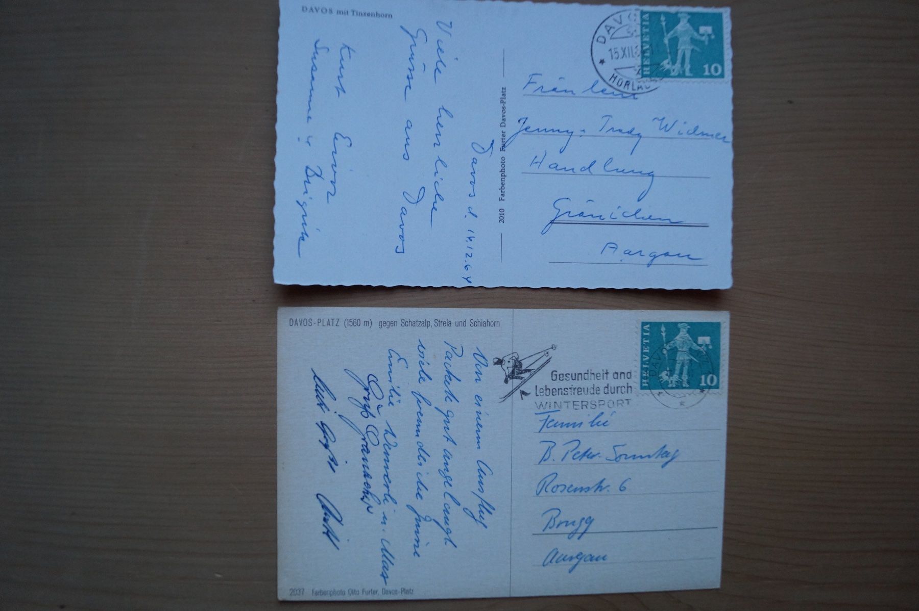 Cartoline postali: 3 AK Davos Winter – Usato da Scheid venduto da dirauls 1