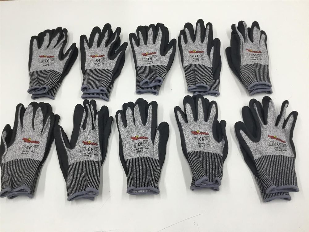PW Schnittschutz-Handschuhe Schutzklasse 5 (EN 388) – Für Höchsten Schnittschutz, Größen M/L/XL