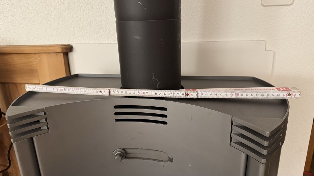 Poêles de chauffage: Kaminofen mit Rohre – D'occasion à Wettingen par rom_5f7w 2