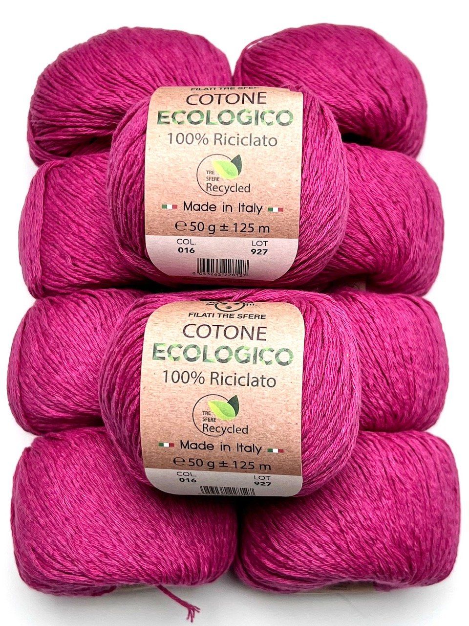 Lana: Baumwolle Cotone Ecologico 10 Knäuel nr.016 – Nuovo e nell'imballaggio originale da Plons venduto da Zimpfer