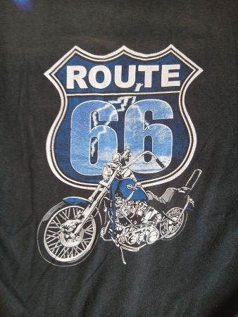 Route 66 T-Shirt, Herren, Grösse XL, 90erVintage!