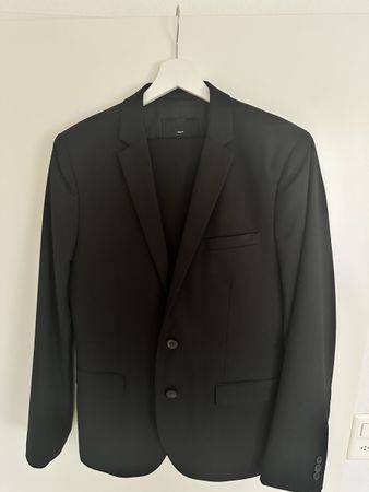 H&M Sakko & Hose, Slim Fit, Gr. 48, Schwarz, Top Zustand