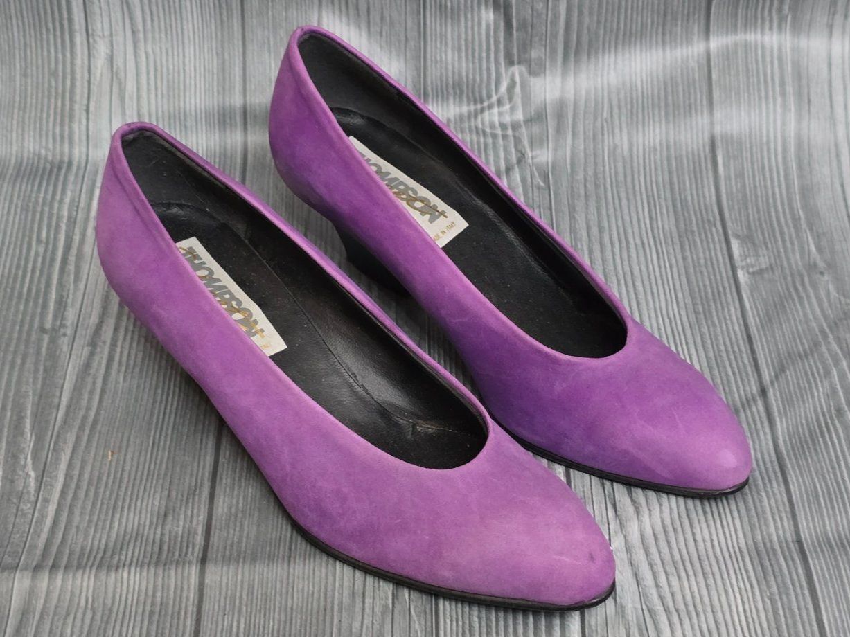 Damenschuhe: 💞 Thompson Wildleder Pumps - 37 - Violett – Gebraucht aus Thalwil von VitaMini