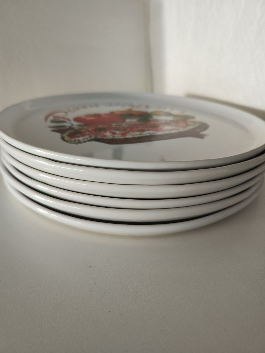Piatti: Pizza-Teller 6 Stück 30cm Durchmesser – Usato da Fislisbach venduto da Flohmarkt.- 1