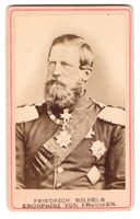 Fotografie Porträt Kronprinz Friedrich 