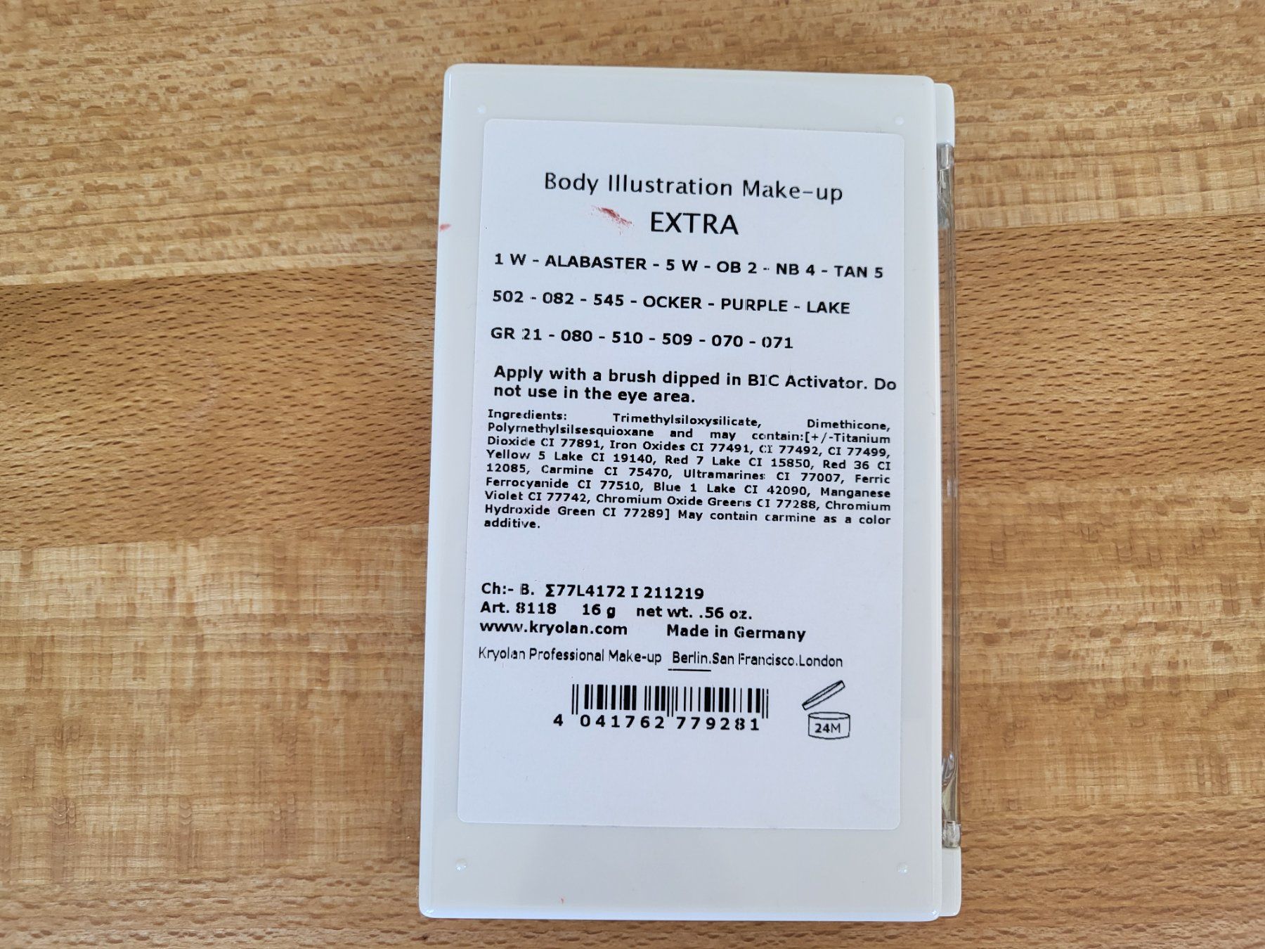 Make-up: Professionelle Kryolan SFX Schminkpalette – Nuovo e nell'imballaggio originale da Turbenthal venduto da nel_6kwk 1