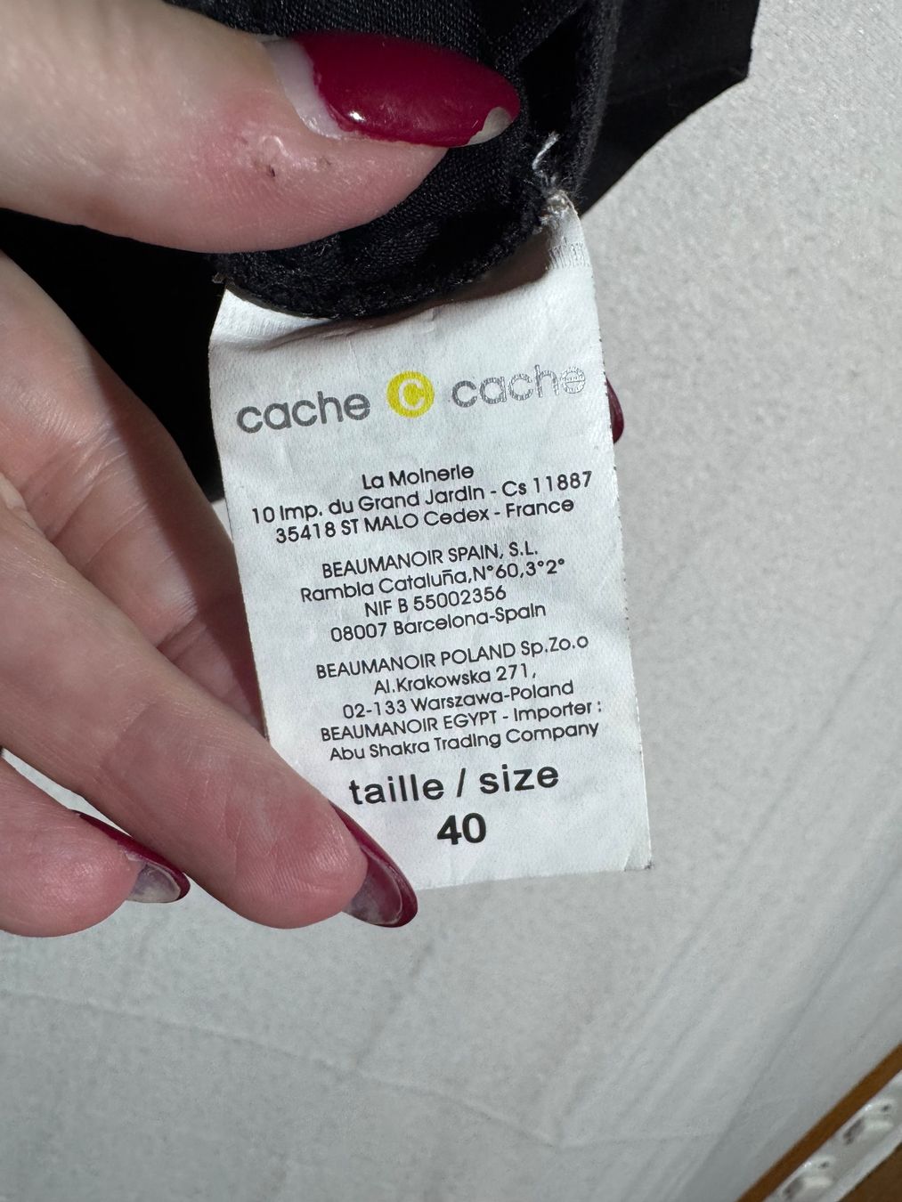 Jeans: Schwarze Jeans von Cache Cache Gr. 40 – Usato da Grosswangen venduto da SALE_SALE_SALE 6