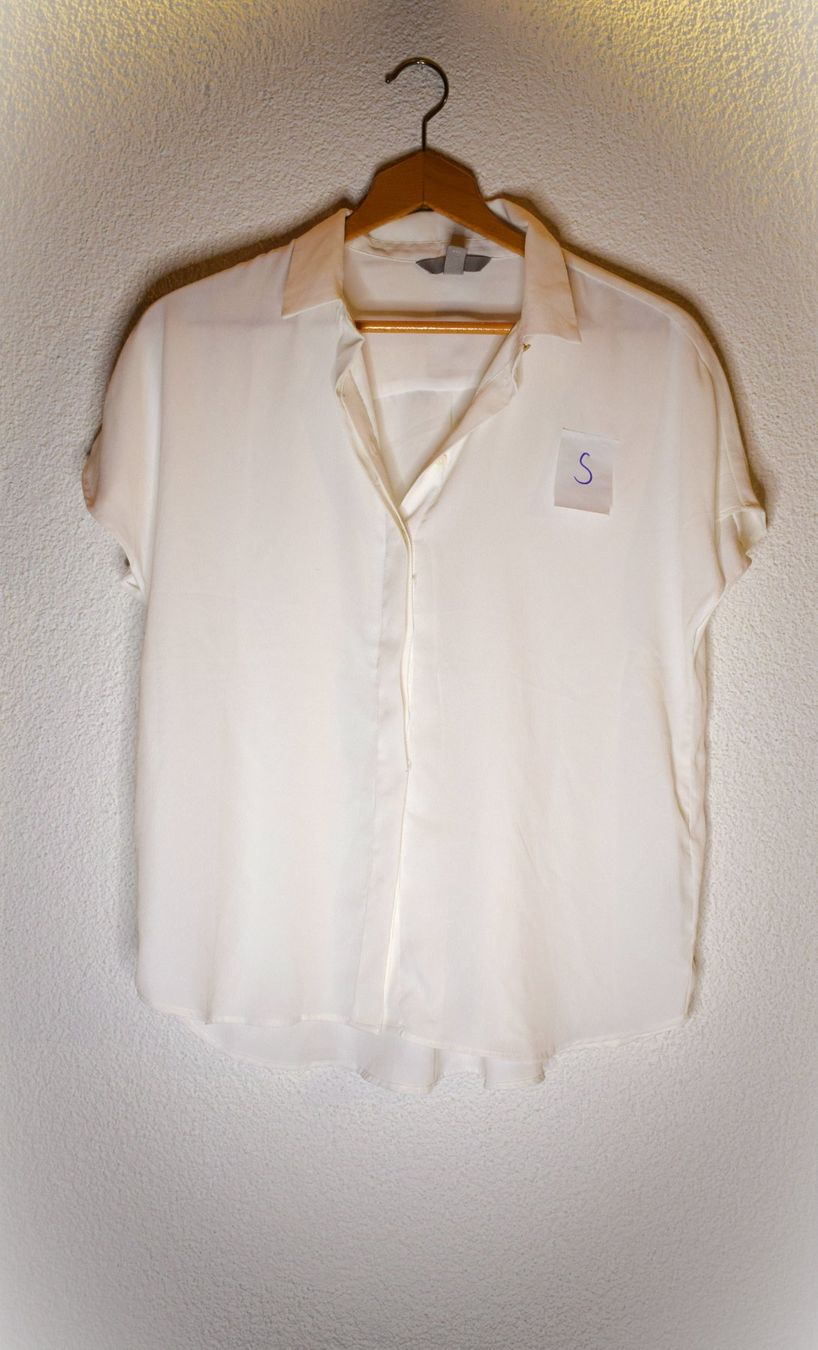 H&M Camicette: Weisse Bluse, Grösse S, luftig leicht – Usato da Merenschwand venduto da tolles_2hand