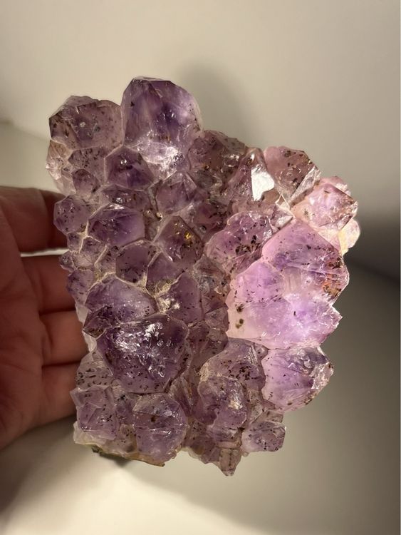Joli bloc de cristaux améthystes, collection, lithotherapie 4