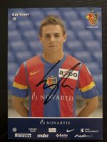 Signierte Autogrammkarte Kay Voser FC Basel Saison 11/12!