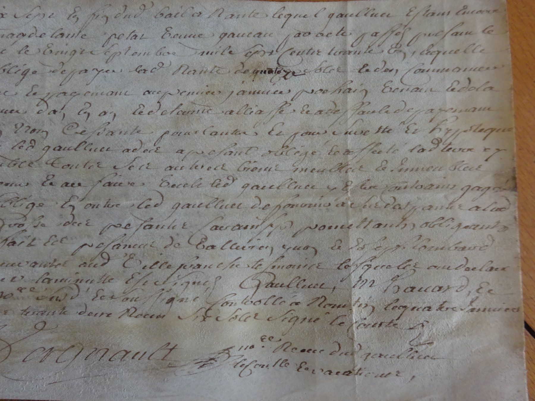 Documenti: Handzettel Pergament 1730 – Usato da Esslingen venduto da eintagammeer 6