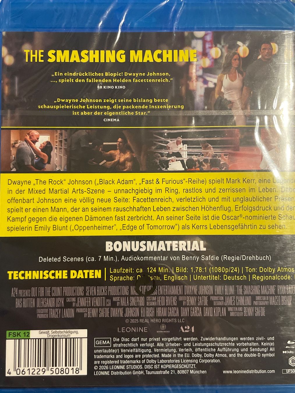 Tutti i DVDs: The Smashing Machine (2025) – Nuovo (secondo la descrizione) da Waldenburg venduto da Gonzo8 1