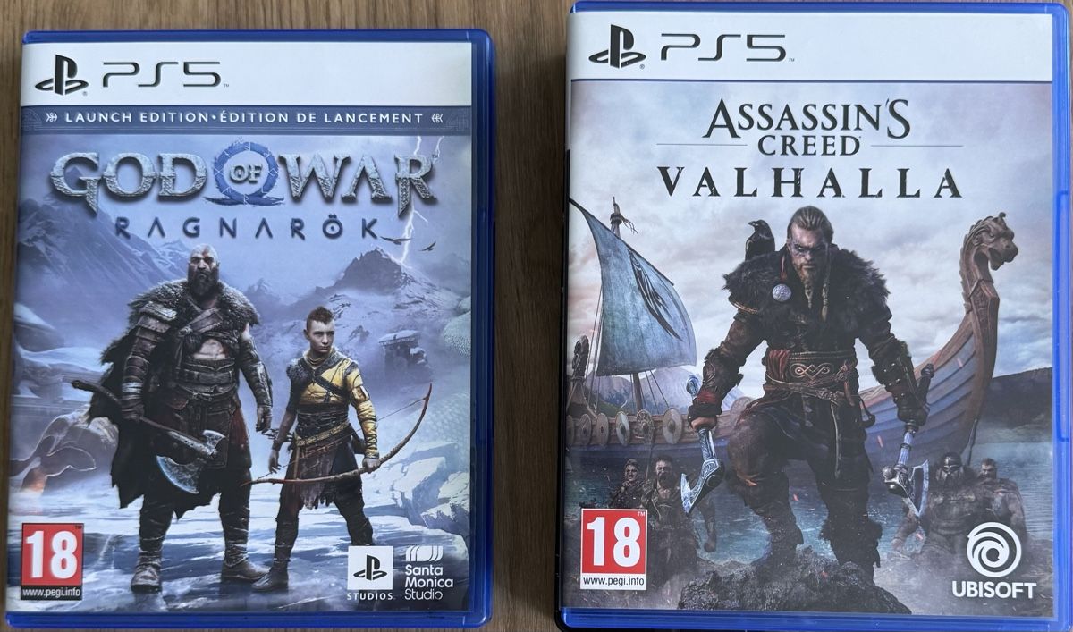 Sony Konsolen: PlayStation 5 Disc Edition + 38 Spiele + externe Festplatte – Gebraucht aus Rain von Migu30 2