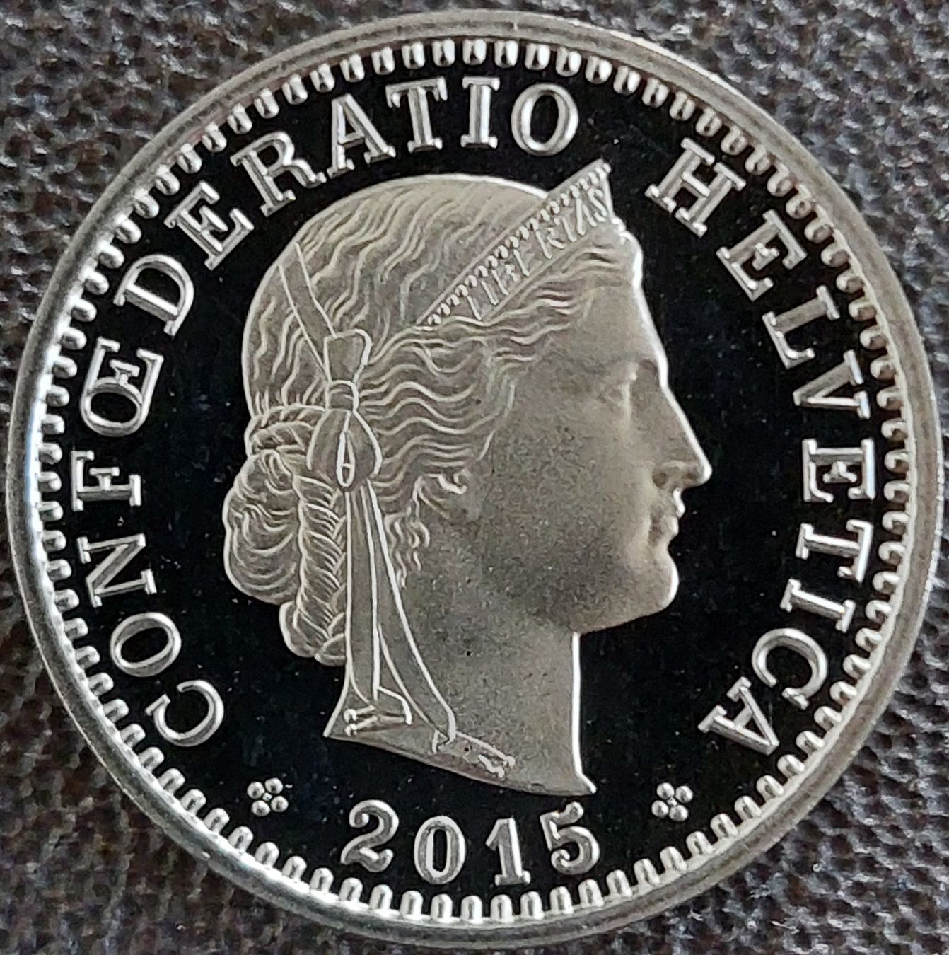 Tutti le monete: 20 Rappen 2015 stgl. / aus Münzsatz – Nuovo (secondo la descrizione) da Arch venduto da coinsandmore