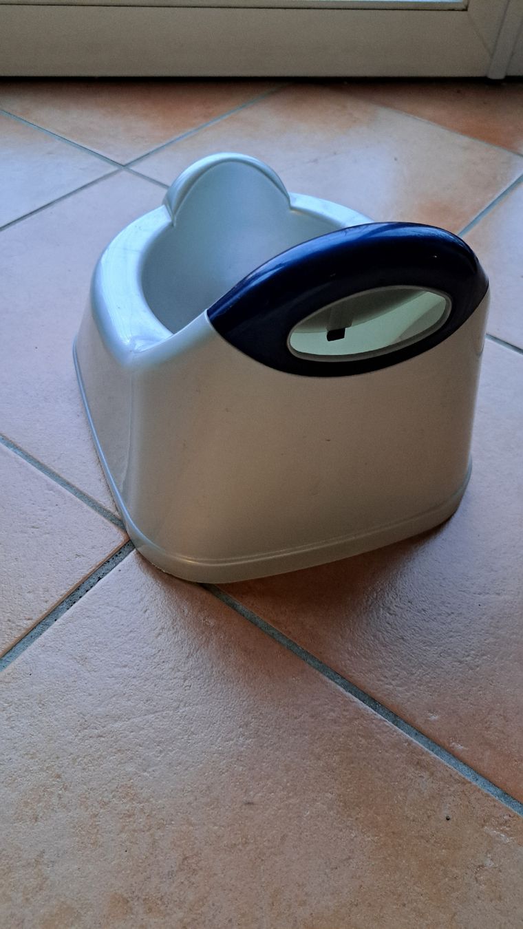 WC: Baby Töpfchen Silber/Blau – Gebraucht aus Riehen von Chimpara 1