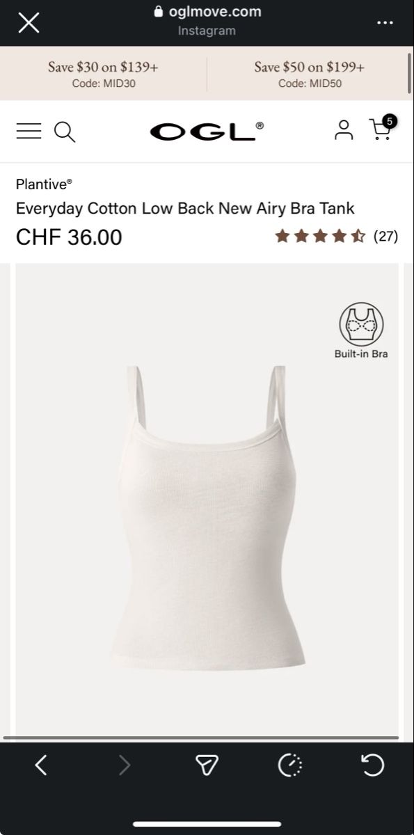 Top: NEW - OGL Cotton Tank – Usato da Zürich venduto da han_x9xh
