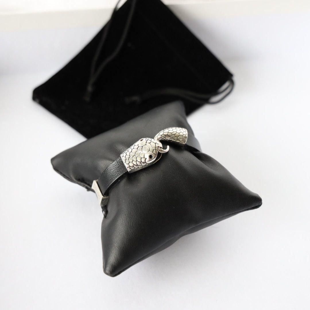 Bracciali & Braccialetti: Lederarmband schlange – Nuovo e nell'imballaggio originale da Cham venduto da dadadel 5