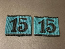1 Paar Patten Ord 26 - Vpf Kp 15 - Schweizer Armee