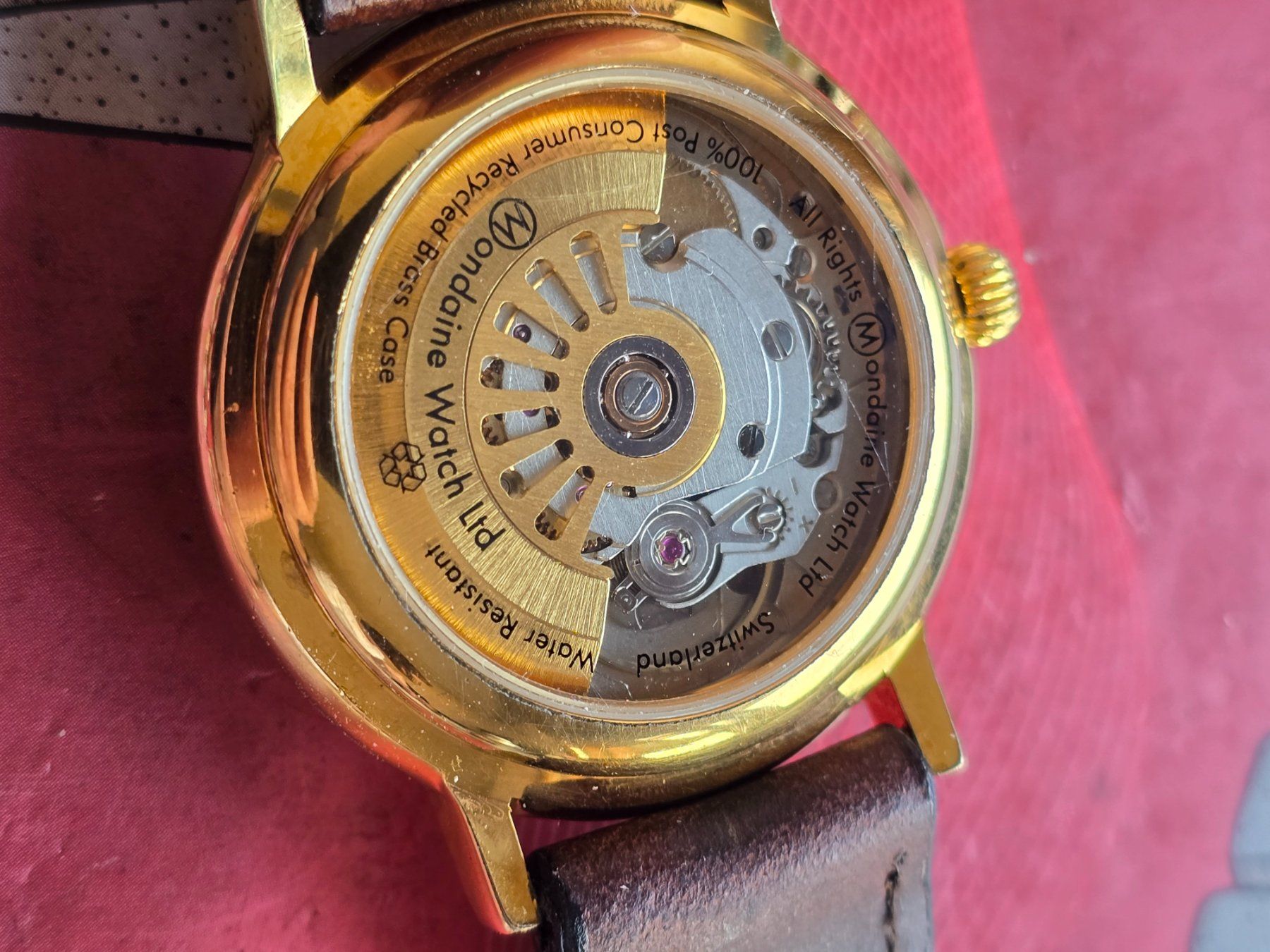 Mondaine Orologi: 427 Mondaine Automatic Jubiläumsedition wunderschoen – Usato da Muri AG venduto da Corredor 6