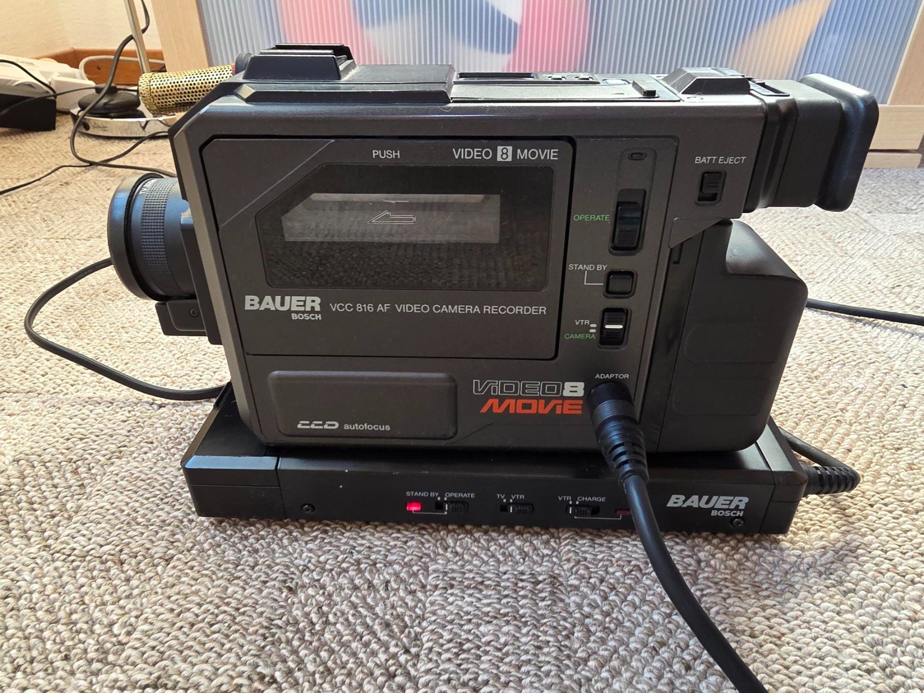 Bauer Videocamere: Bauer Bosch VCC816 AF Camcorder mit Docking Station – Usato da Melchnau venduto da han_k5xl