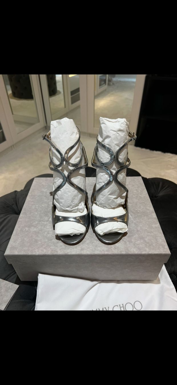 Jimmy Choo Scarpe da donna: Jimmy Choo Silver Lance 37 NEU – Nuovo e nell'imballaggio originale da Dübendorf venduto da AlexF_8nhl 8