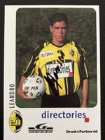 Original signierte Sammelkarte Leandro - BSC Young Boys!