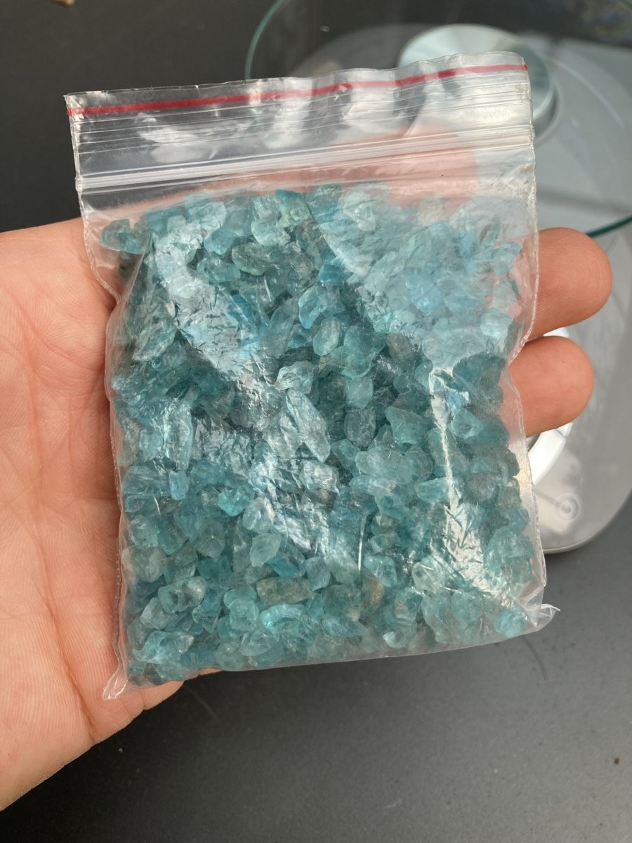 Mineralien & Heilsteine: blauer Apatit Splitter Lot 112g – Neu (gemäss Beschreibung) aus Biel von djvalbnc 1