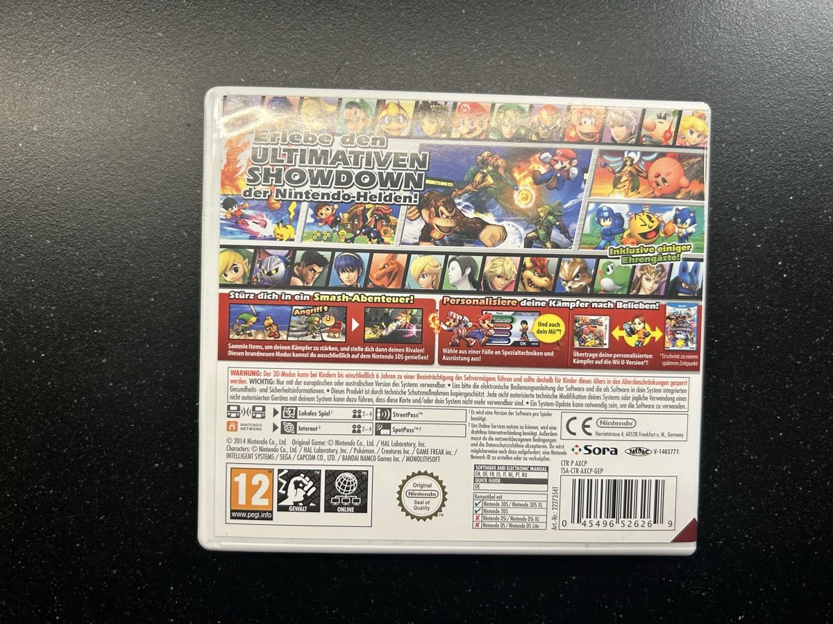 Nintendo Giochi: Nintendo Super Smashbros 3DS – Usato da Wolfhausen venduto da eil_jc5j 1