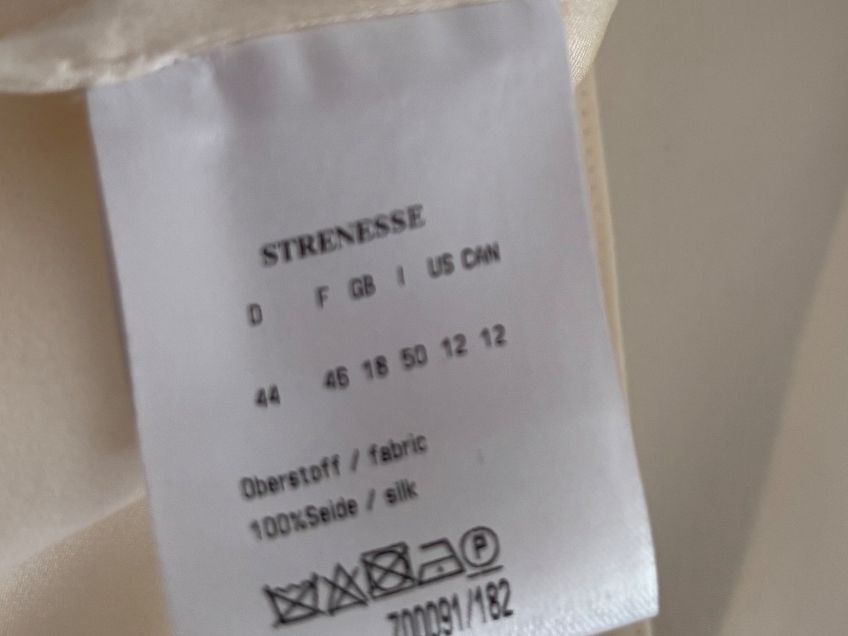Strenesse Camicette: Strenesse Bluse, neu, Gr:44, Seide, NP: 370.- – Nuovo (secondo la descrizione) da St.Gallen venduto da shiwi12 3