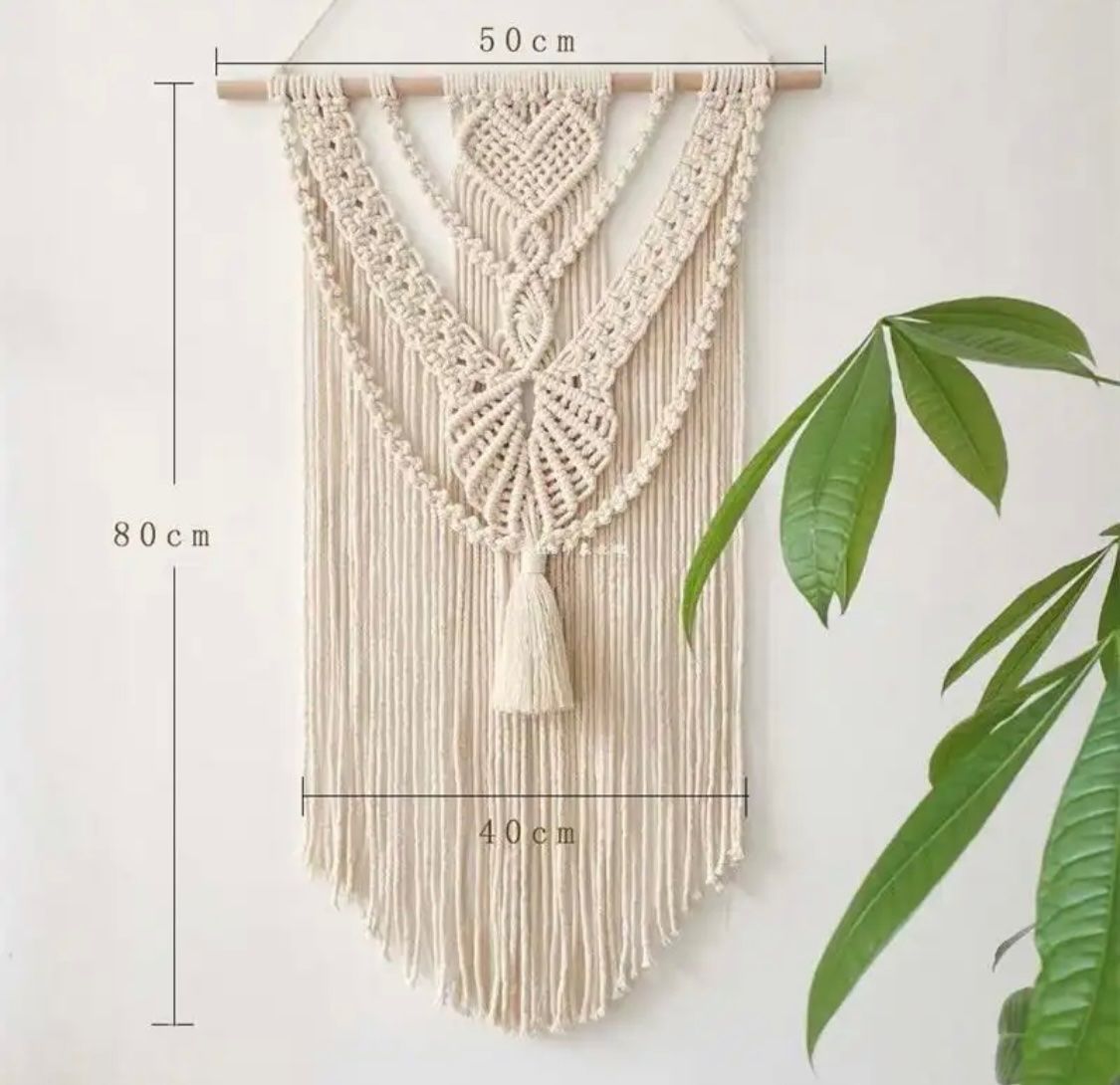 Tutte le decorazioni: Makramee Wandbehang Herz, NEU – Nuovo e nell'imballaggio originale da Lachen SZ venduto da Luxolino 2