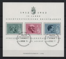 Liechtenstein Block 1962 ET o