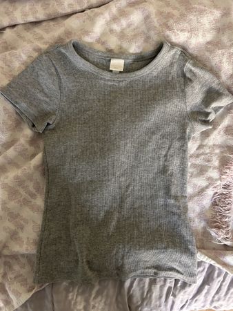 Damen T-Shirt H&M Grau Grösse S guter Zustand
