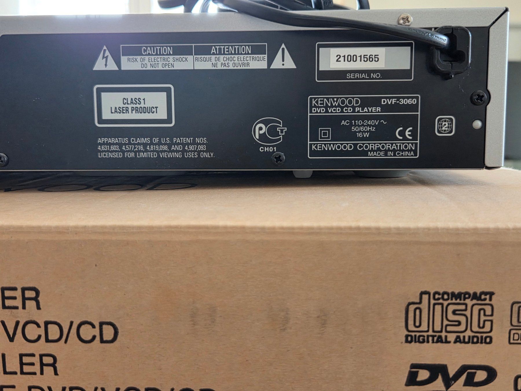 Lettore multimediale & Streamer: KENWOOD DVD/CD Player – Usato da Spreitenbach venduto da Pseudobiene 3