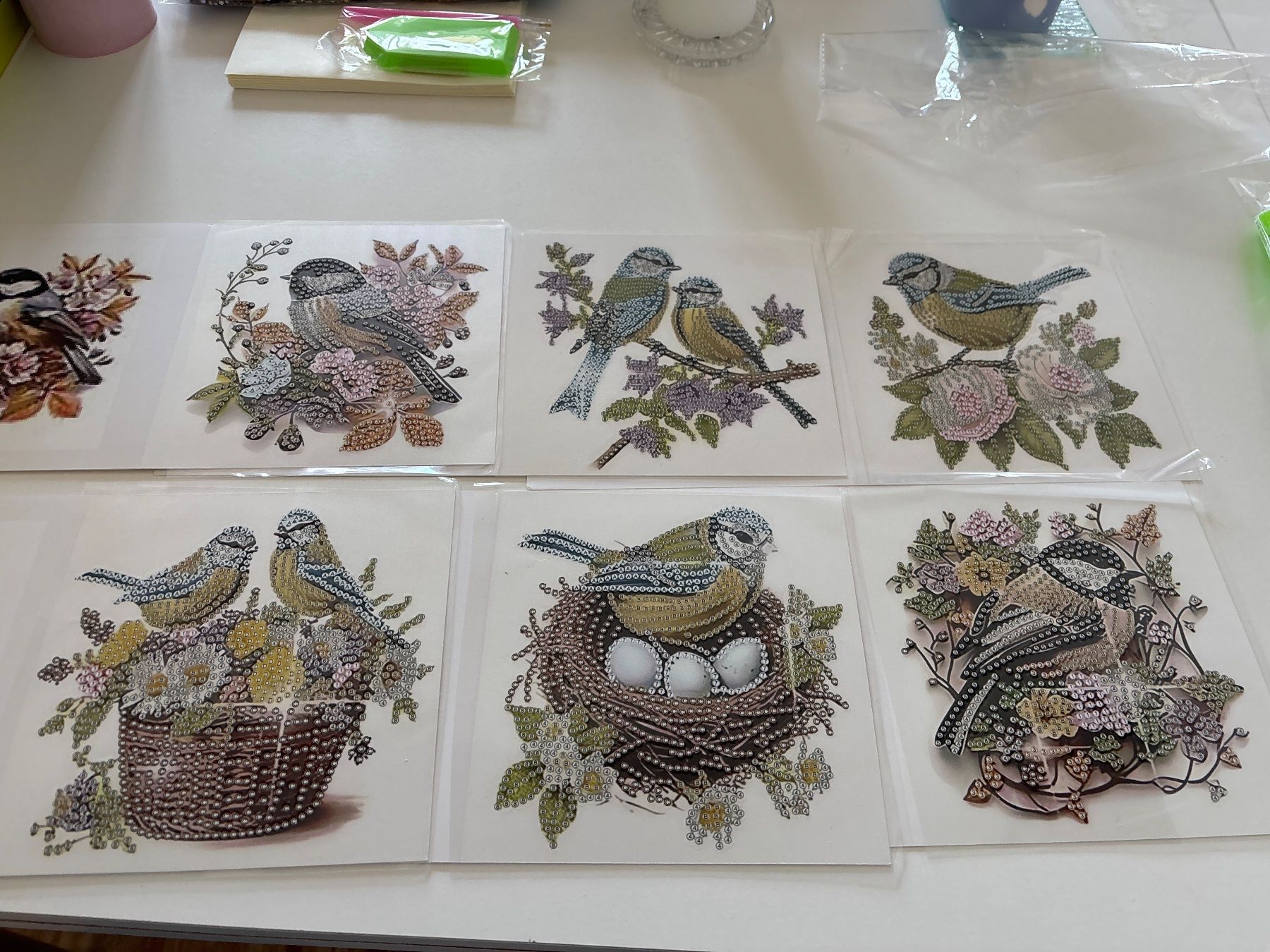 Kit bricolage: Diamond Paiting Karten Vögel – Nuovo (secondo la descrizione) da Amriswil venduto da SCHLOSSGEISTLI 1