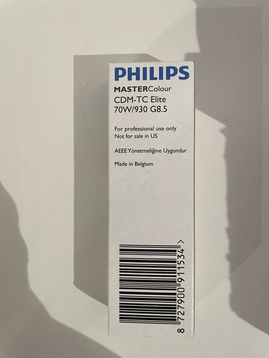 Philips Lampade: Philips MASTERColour CDM-TC Elite 70W/930 G8.5 – Nuovo e nell'imballaggio originale da Basel venduto da leluma 1