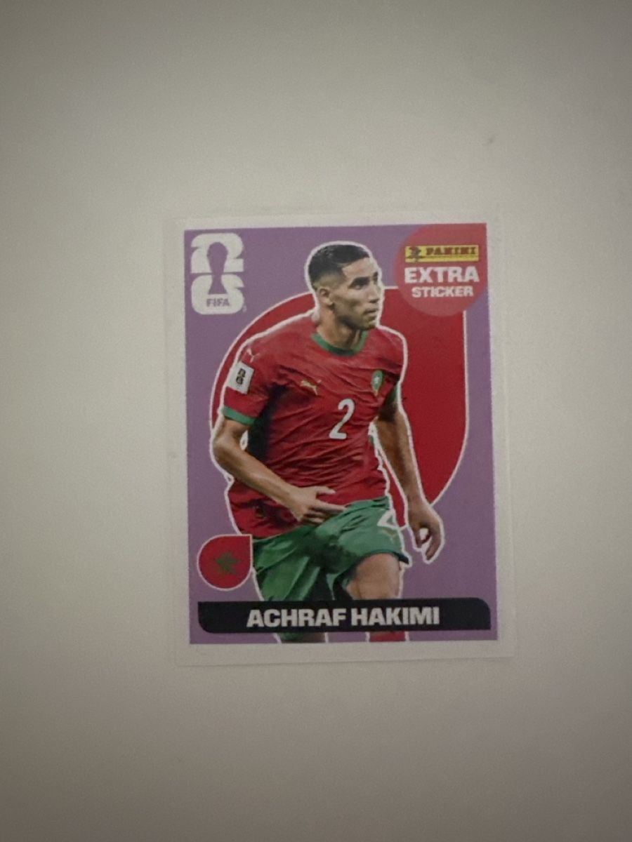 Achraf Hakimi WM 2026 Extra Sticker Pink (Neu (gemäss Beschreibung)) in ...