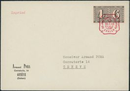 1943 - Zürich 4 + 6 - Ersttagsbrief FDC ET