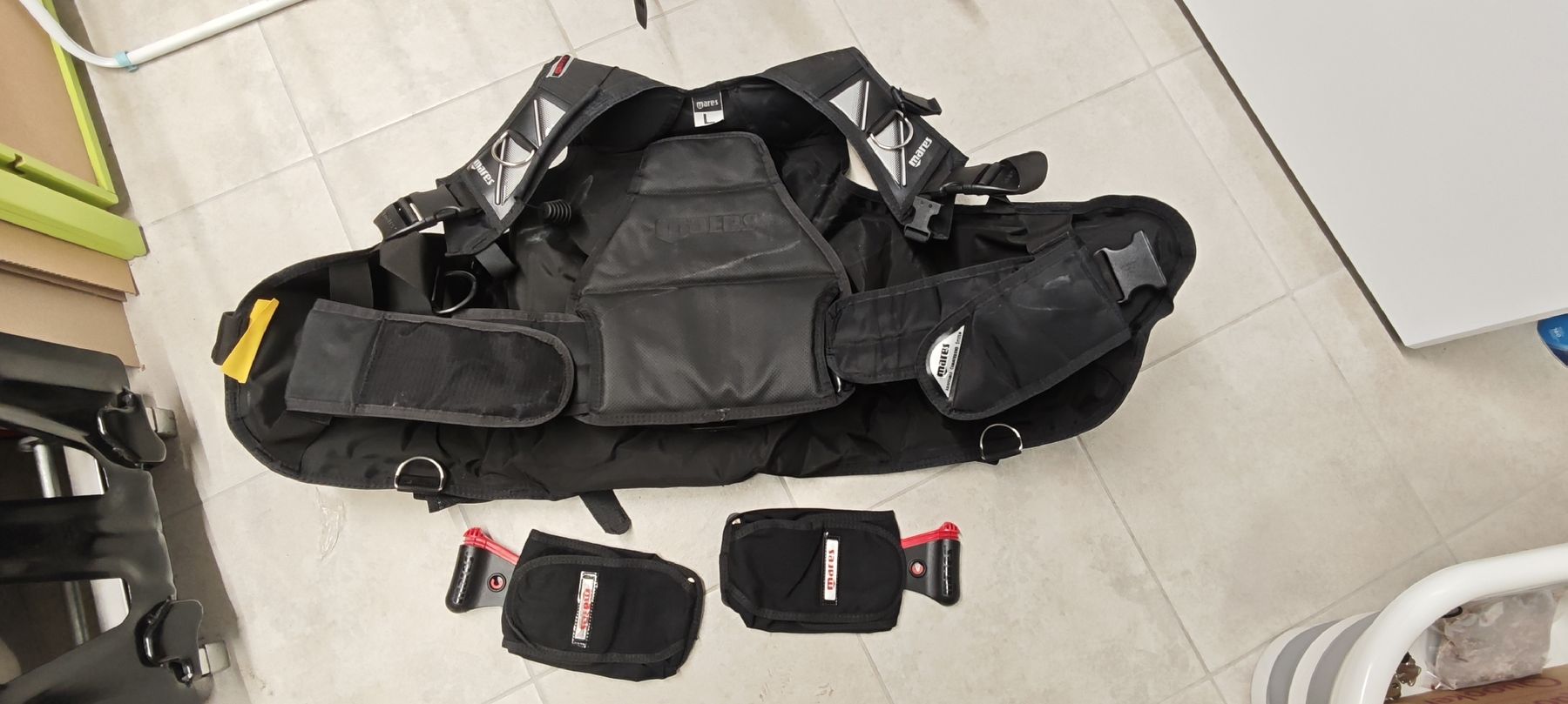 Mares Respiratori & Giubbotti: Tauchjacket Mares Pegasus Airtrimm – Usato da Kirchdorf AG venduto da Aloe11 4