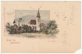 AK Gruss von Interlaken 1903