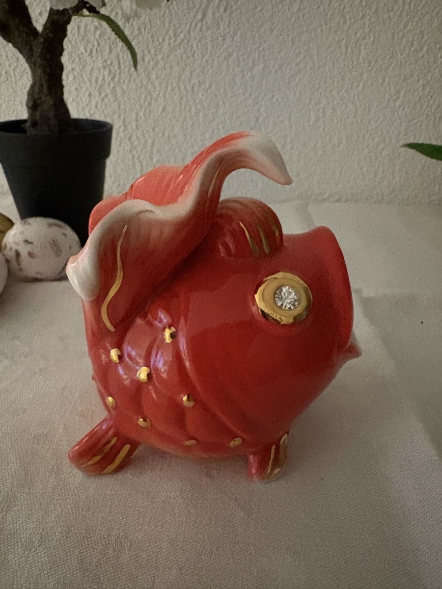 Figuren: Porzellanfisch rot – Gebraucht aus Schönenberg ZH von Roxana8820 2