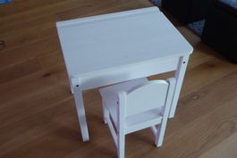 IKEA SUNDVIK Schreibtisch und Stuhl, weiss - Tisch 60x45 cm