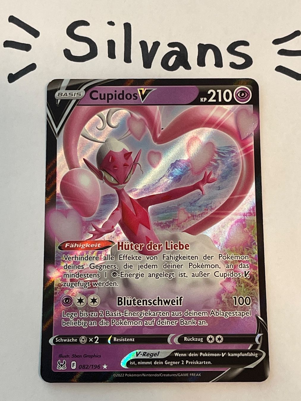 Pokémon Carte collezionabili: Cupidos V 082/196 Verlorener Ursprung Lost Origin Deutsch – Nuovo (secondo la descrizione) da Wil SG venduto da Silvans
