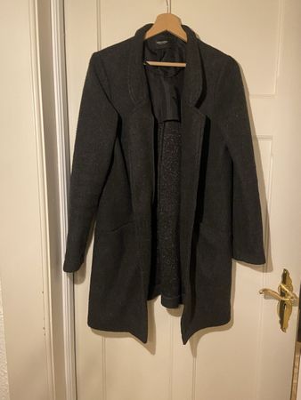 Dunkelgrauer Wollmantel von Vero Moda- Grösse L