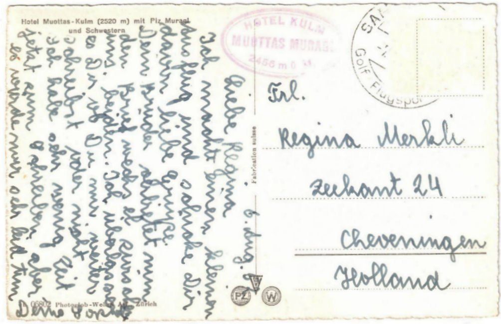 Cartoline postali: St. Moritz - Standseilbahn Muottas Muragl – Usato da Binningen venduto da Mountainrider 1